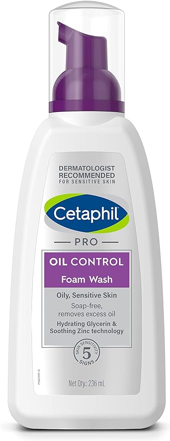 Cetaphil Pro Oil Control Foam Face Wash for Acne & Oily Prone Skin