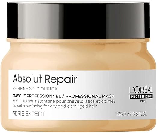 L’Oréal Absolut Repair Professionnel Mask with Protein and Gold Quinoa, 250 ml