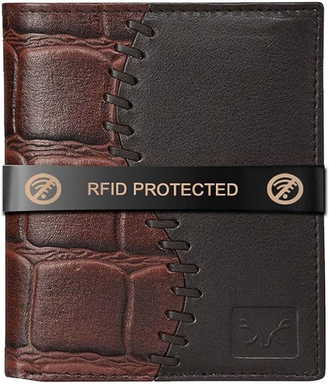 Al Fascino Stylish Men's RFID Protected Genuine Leather Wallet