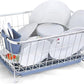 LiMETRO STEEL Stainless Steel Dish Drainer | After Wash Utensils Basket (Dish Rack with Tray)