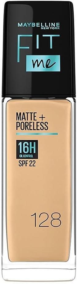 Maybelline New York New York Fit Me Matte & Poreless Foundation 16H Oil Control with SPF 22-128