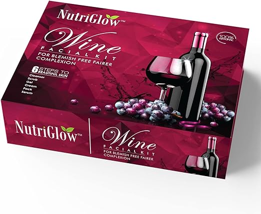 NUTRIGLOW Wine Facial Kit (260g)