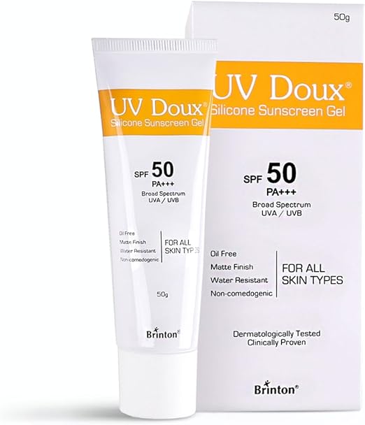 Brinton Healthcare Uvdoux Face-Body Sunscreen Gel Spf50-50g