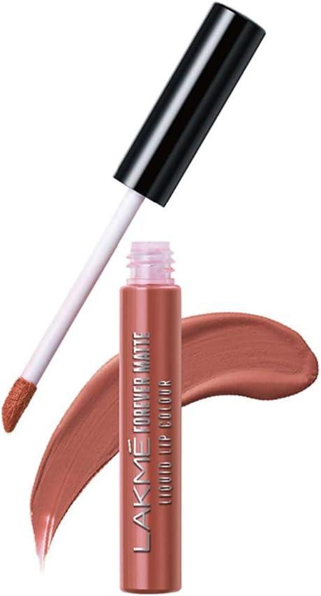 Lakme Forever Matte Liquid Lip Colour - Nude Myth,5.6ml