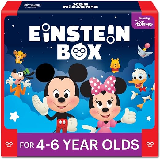 Einstein Box Learning and Educational Pack of Toys and Books for 4,5 and 6 Year Old Boys and Girls (Multicolour)