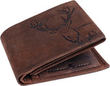 LONDON ALLEY Elk Wallet, Vintage Brown