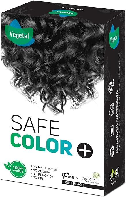 Vegetal Safe Color 100gm (Soft Black)