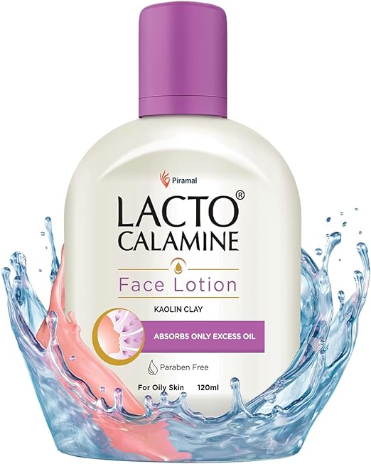 Lacto Calamine Face Lotion for Oil Balance - Oily Skin - 120 ml