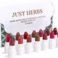 Just Herbs Ayurvedic Lipstick Micro Mini Trial Kit 38gm Pack Of 16