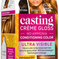 L'Oreal Paris Casting Creme Gloss Ultra Visible Hair Color, With No Ammonia, Caramel Brown 634, 100g + 60ml