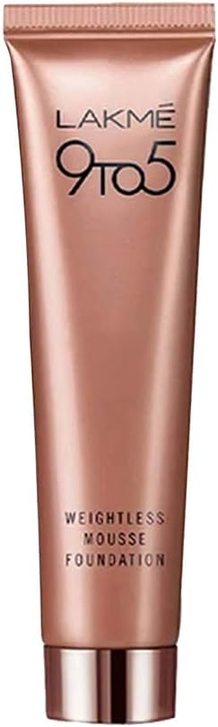 LAKME 9 to 5 Weightless Foundation Mousse Beige - Vanilla, 25g