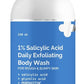 The Derma Co 1% Salicylic Acid Daily Exfoliating Body Wash To Prevent Body ACNE & Cleanse Skin, with Salicylic Acid, Glycolic Acid & Pentavitin - 250 ml