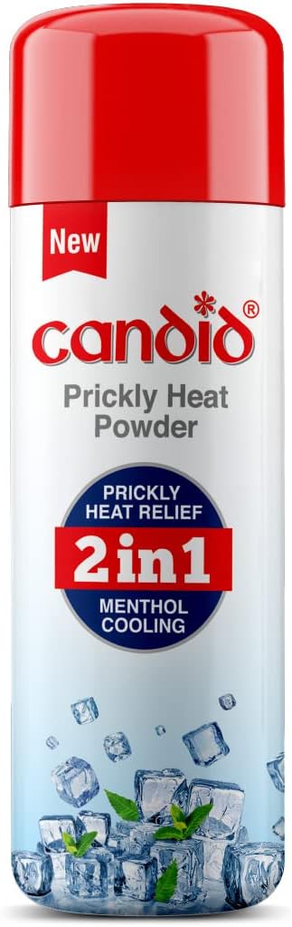 Candid Prickly Heat Powder 120g, white