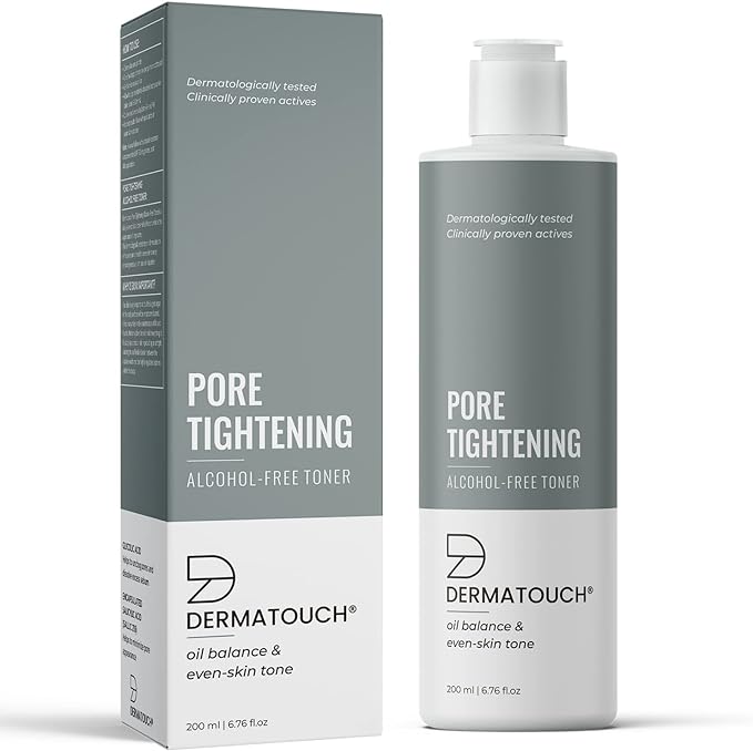 DERMATOUCH Alcohol Free Face Toner Drop for Oily skin, Acne Prone, Normal Skin with Salicylic acid and Glycolic acid, Pore Tightening toner for Glowing Skin - 200ml