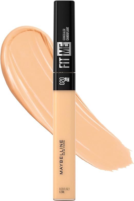 Maybelline New York Fit Me Concealer, 20 Sand, 0.23 Fluid Ounce