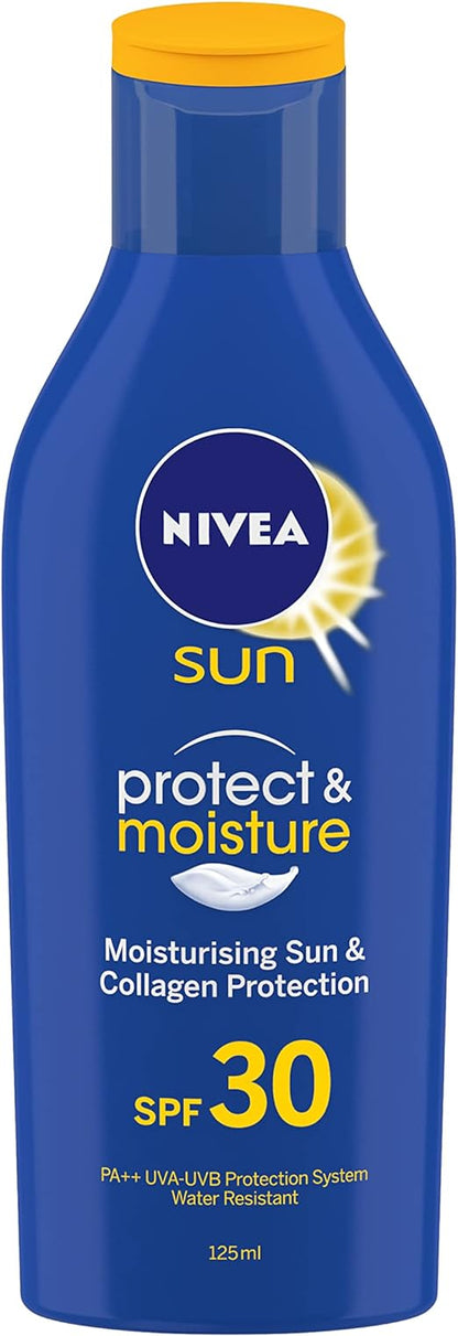 NIVEA SPF 30 Sun Protect and Moisture Sunscreen Lotion - 125ml