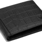 WildHorn Carter Leather Wallet for Men (Black Croco)