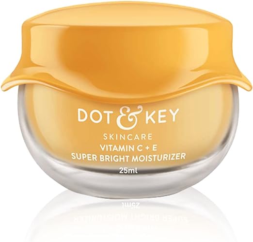 Dot & Key Vitamin C + E Super Bright Moisturizer |Face Cream For Dry & Oily Skin | For Women & Men | 25ml