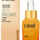 Lakmé 9To5 Vitamin C+ Facial Serum with 98% Pure Vitamin C complex, Improves Skin textures, Brightens, and gives Healthy, Glowing skin, All Skin Types, 30ml