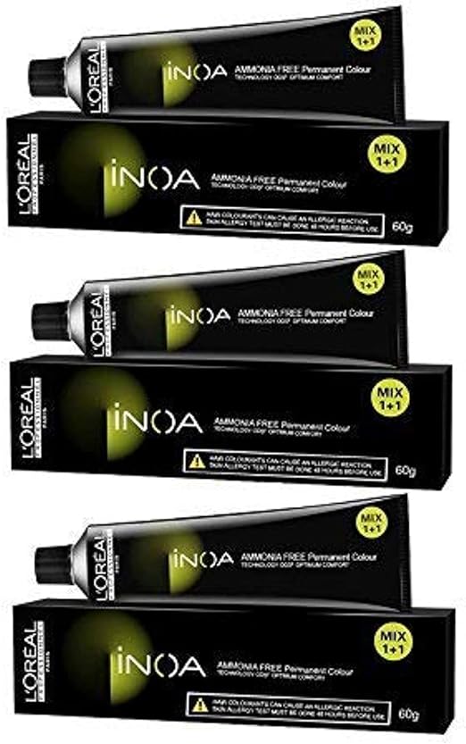 L'Oréal Paris Inoa Hair Colour No 5 (Brown) Pack of 3