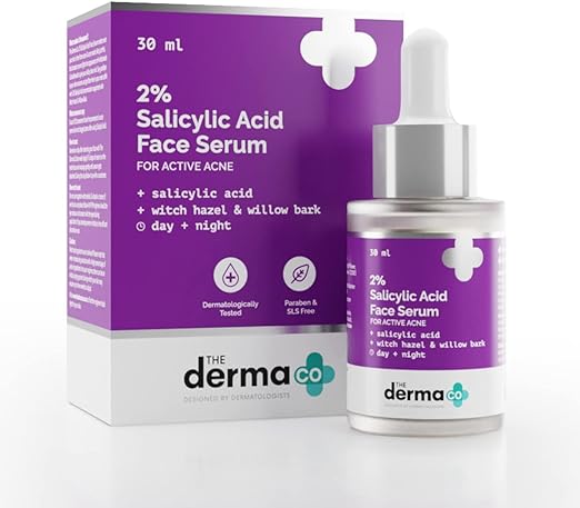 The Derma Co 2% Salicylic Acid Face Serum for Acne & Acne Marks - 30 ml