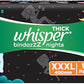 Whisper Ultra Nights Sanitary Pads XXXL Wings 10 Pieces Pack 10 Units