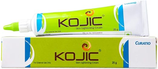 Kojic Cream/For Skin Whitening and Lightening/De-Pigmentation and Removal of Black Spots, 25g