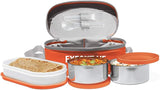 Milton Executive Lunch Insulated Tiffin with 3 Leakproof Containers, Orange