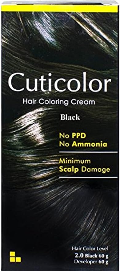 Cuticolor - Permanent Hair Color Cream (Black)