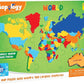 Imagimake  Mapology World- World Map And Its Countries- Learning Aid & Educational Toy- Jigsaw Puzzle- For kids Age 4 and Above