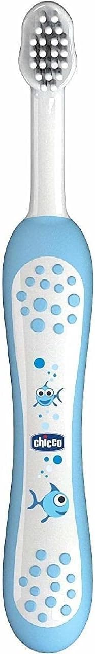 Chicco - Hand toothbrush - Mixed Child - Blue (light/white) 6-36 months