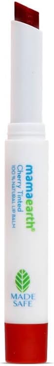 Mamaearth Cherry Tinted 100% Natural Lip Balm with Coconut Oil For Women - 2 g