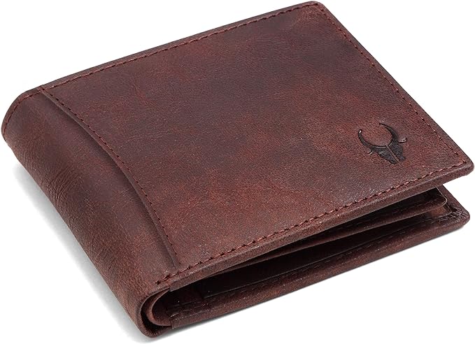 WILDHORN Genuine Leather Hand-Crafted Wallet For Men, Bifold Leather Wallet