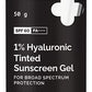 The Derma Co 1% Hyaluronic Tinted Sunscreen Gel for Broad Spectrum Protection - 50g