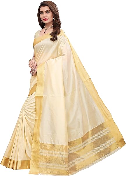 Yashika Linen Saree with Blouse Piece