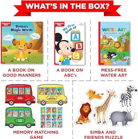 Einstein Box Learning and Educational Gift Pack of Toys and Books for 2 Year Old Baby Boys and Girls, Multicolour