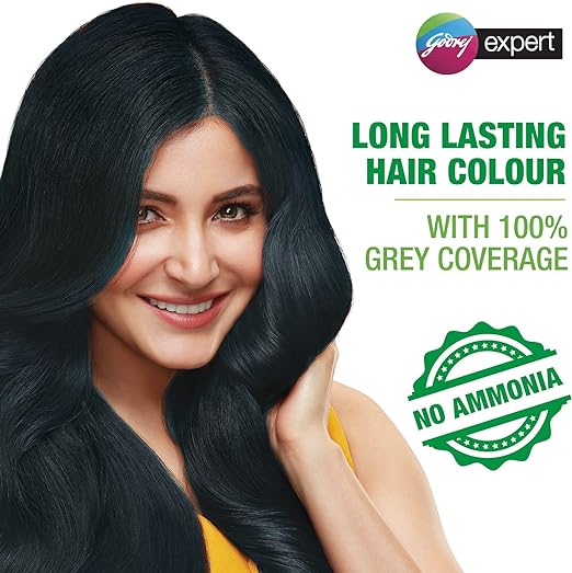 Godrej Expert Rich Crème Hair Colour Shade - Pack of 4 (NATURAL BLACK)