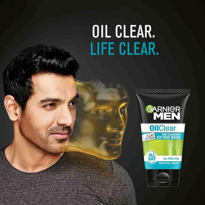 Garnier Men Oil Clear Face Wash - 100g