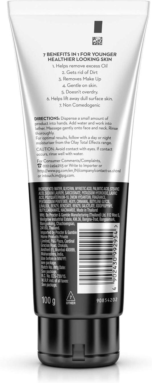 Olay Face Wash Total Effects 7 In 1 Exfoliating Cleanser, 100g