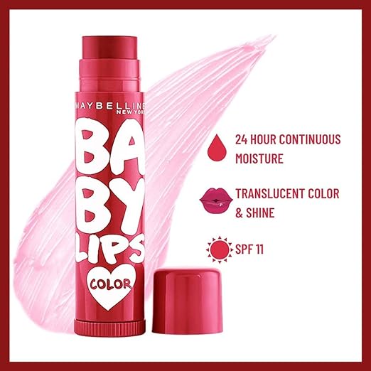 Maybelline New York Baby Lips Lip Balm (Berry Crush,4g