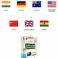 SPARTAN KIDS® World Country Flags Flash Cards for Kids