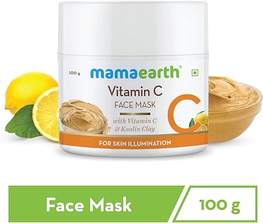 Mamaearth vitamin c face mask for skin illumination, 100 gm