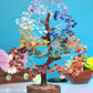 Crocon Seven Chakra Tree of Life - Crystal Tree of Life - Handmade Gemstone Tree - Healing Crystal Decoration - Money Tree Bonsai - Feng Shui Decor