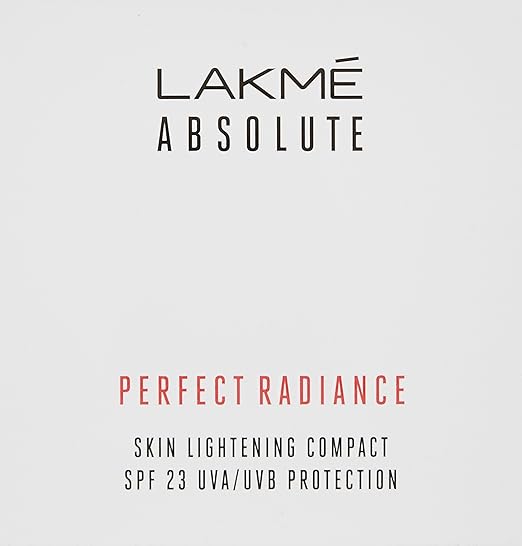 Lakmé Perfect Radiance Skin Lightening Compact, Ivory Fair 01, With Spf 23, 8g