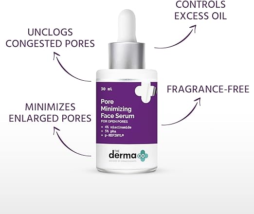 The Derma Co Pore Minimizing Face Serum For Open Pores - 30ml