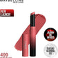 Maybelline New York Lipstick, Matte Finish, Bold Colour, Enriched With Jojoba Oil, Color Sensational Ultimattes, 499 More Blush, 1.7g