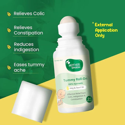 Mother Sparsh Tummy Roll On for Baby, 40 ml