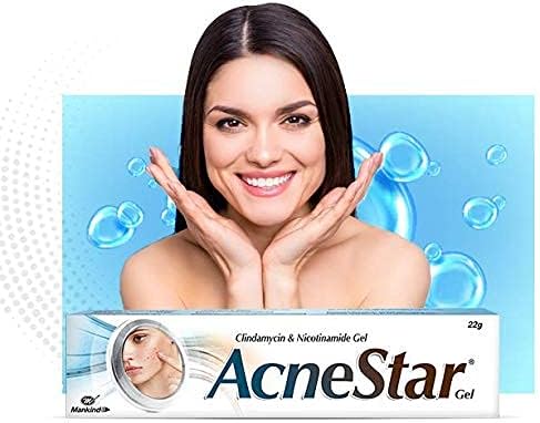 Acnestar Gel| Anti-inflammatory | Anti-bacterial | For Acne, Pimples, Whiteheads And Blackheads | (22 gm x Pack of 2)