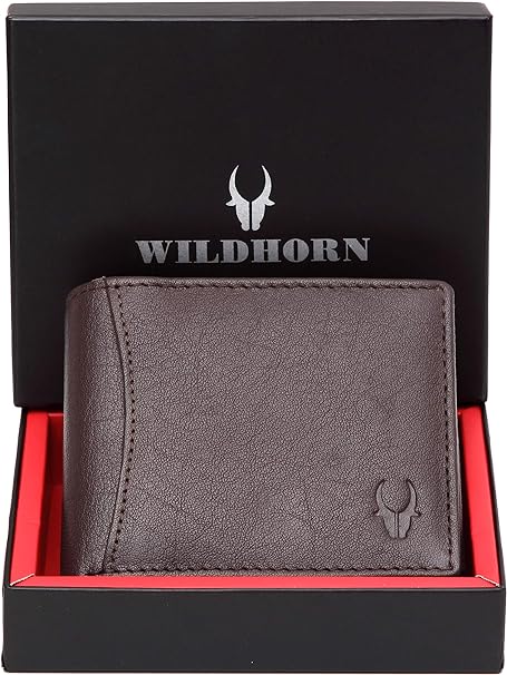 WildHorn India Brown Leather Men's Wallet