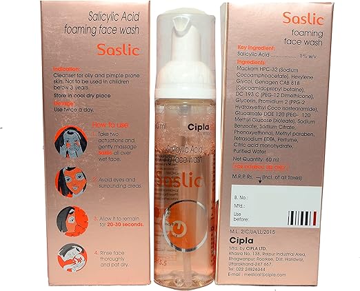 Cipla Ltd. Saslic Foaming Face Wash - 60ml